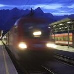 To the mountains by train